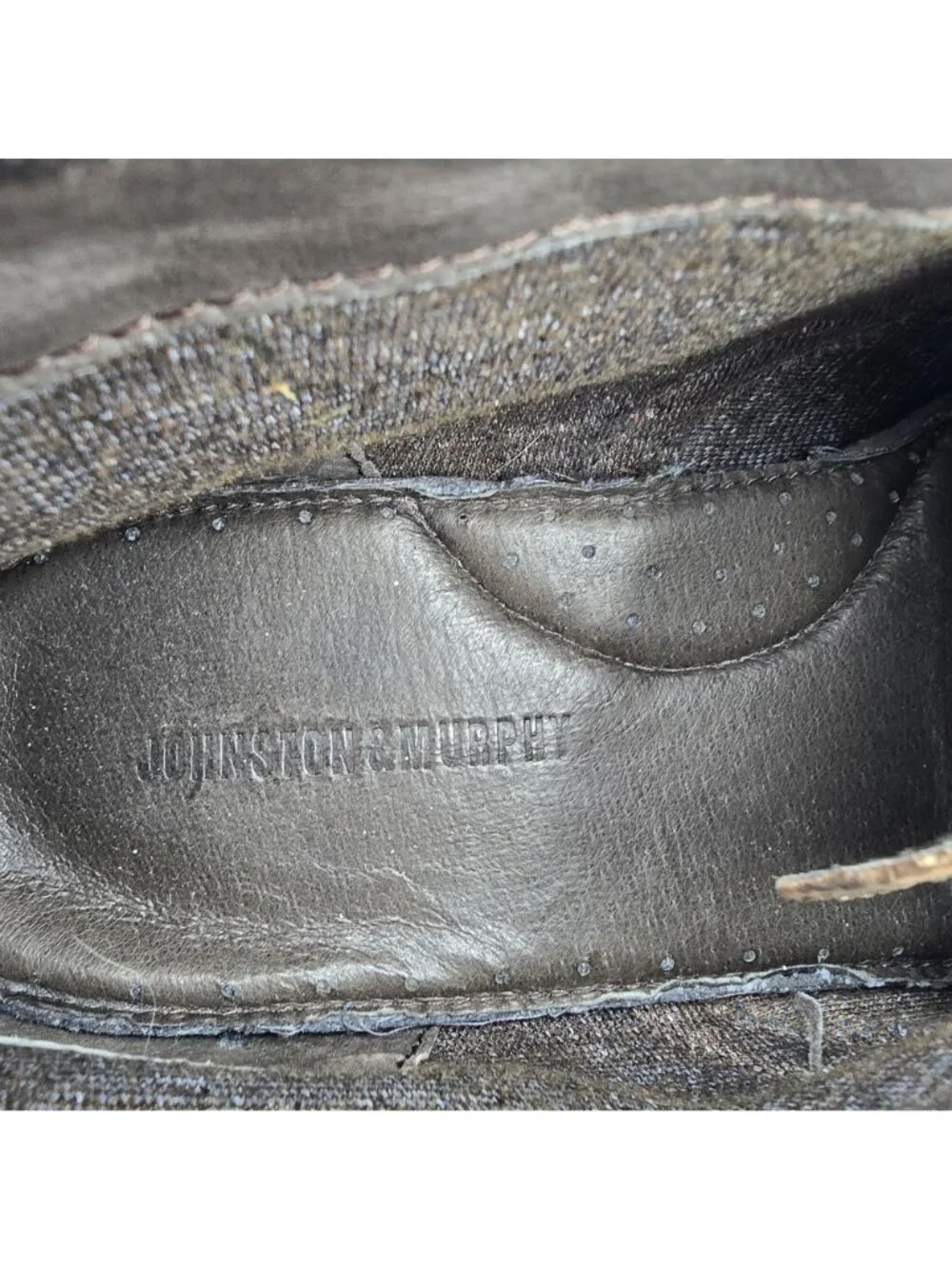 Johnston & Murphy Mens Leather Chukka Boots Brown Lace-Up Casual Style Pre-Owned
